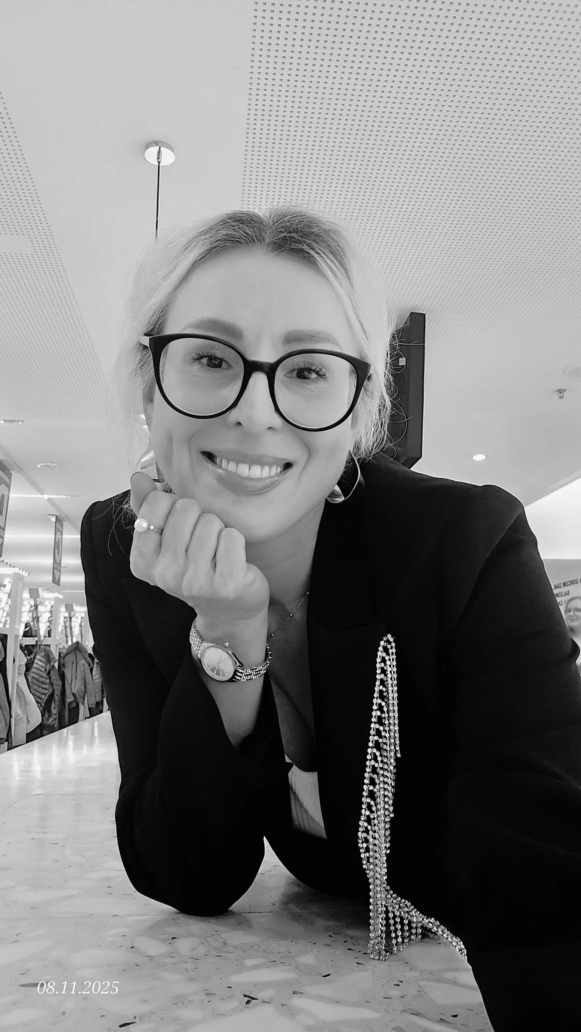 Dirigent Woudklank Roden Viola Land zwart wit portret